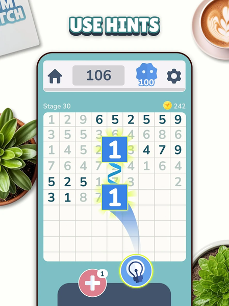 NumMatch: Logic Puzzle - عکس بازی موبایلی اندروید