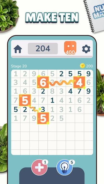 NumMatch: Logic Puzzle - Gameplay image of android game