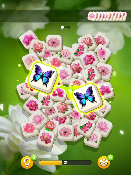 Blossom Garden: Tile Match - Gameplay image of android game