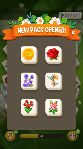 Blossom Garden: Tile Match - Gameplay image of android game