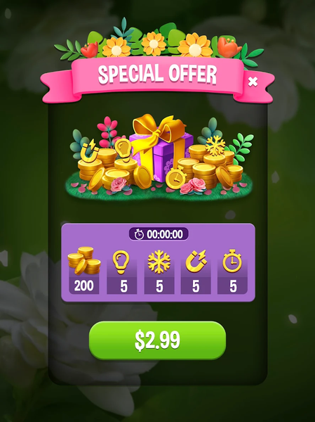 Blossom Garden: Tile Match - Gameplay image of android game