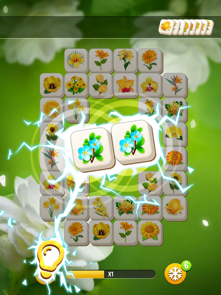 Blossom Garden: Tile Match - Gameplay image of android game