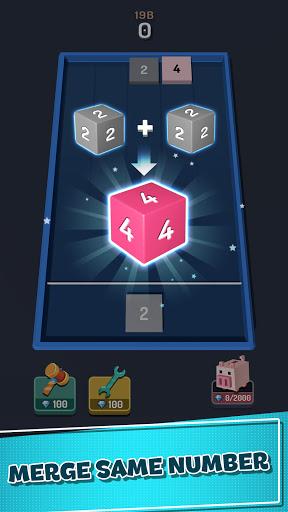 Merge Block 3D - 2048 Number Puzzle - Image screenshot of android app