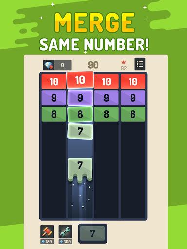 Number Shooter - Merge Block Puzzle - Gameplay image of android game