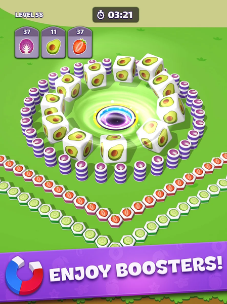 Tiles in Hole: Black Hole - عکس بازی موبایلی اندروید