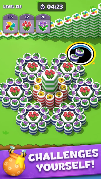 Tiles in Hole: Black Hole - عکس بازی موبایلی اندروید