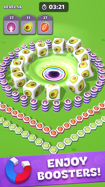 Tiles in Hole: Black Hole - عکس بازی موبایلی اندروید