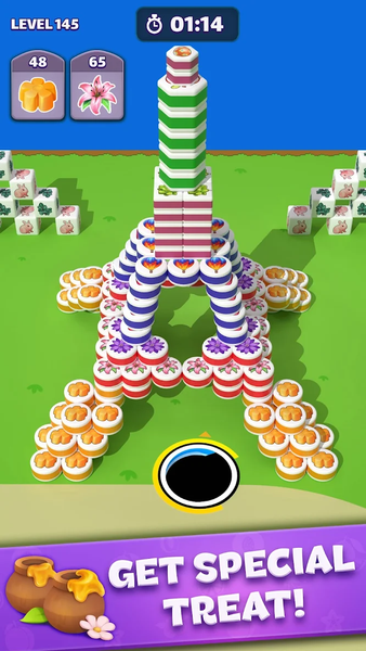 Tiles in Hole: Black Hole - عکس بازی موبایلی اندروید