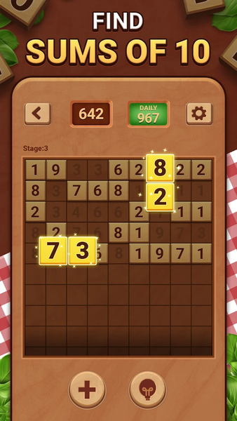 Woodber - Classic Number Game - Gameplay image of android game