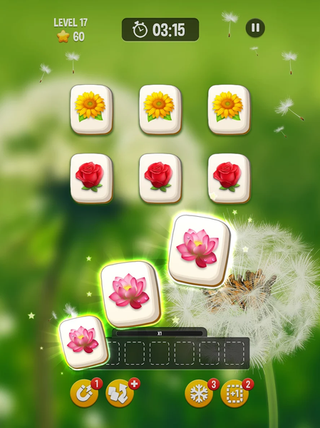 Flower Match: Blossom Tile - Gameplay image of android game