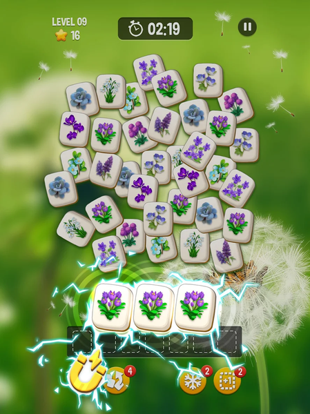 Flower Match: Blossom Tile - Gameplay image of android game