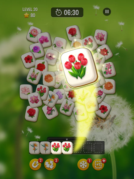 Flower Match: Blossom Tile - Gameplay image of android game