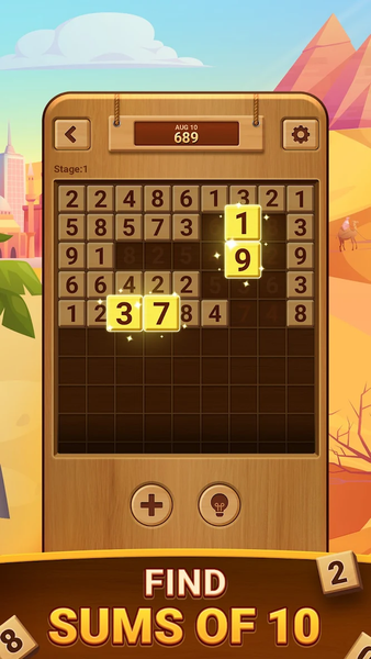 Numscapes: Number Match Game - عکس بازی موبایلی اندروید