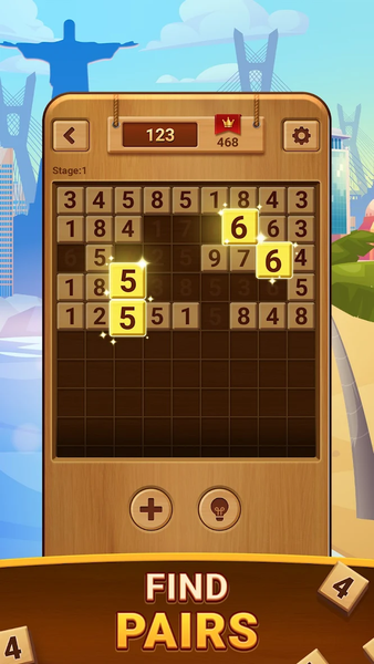 Numscapes: Number Match Game - عکس بازی موبایلی اندروید