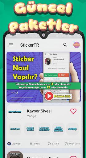 Sticker TR - Arşiv ve Maker - Image screenshot of android app