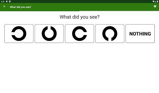 Eye exam - Image screenshot of android app