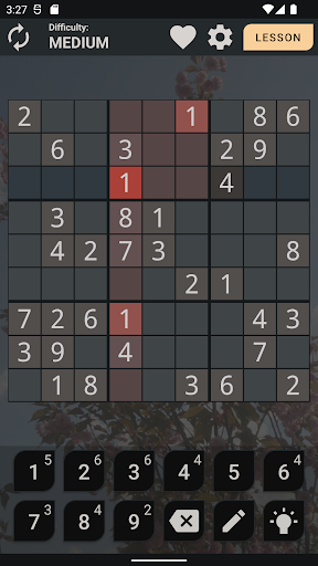 Sudoku - Gameplay image of android game