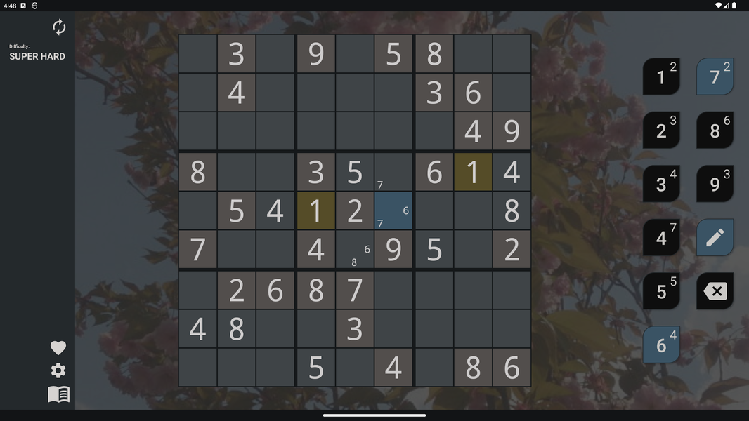 Sudoku Premium - Gameplay image of android game