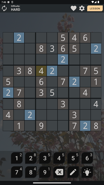Sudoku Premium - Gameplay image of android game