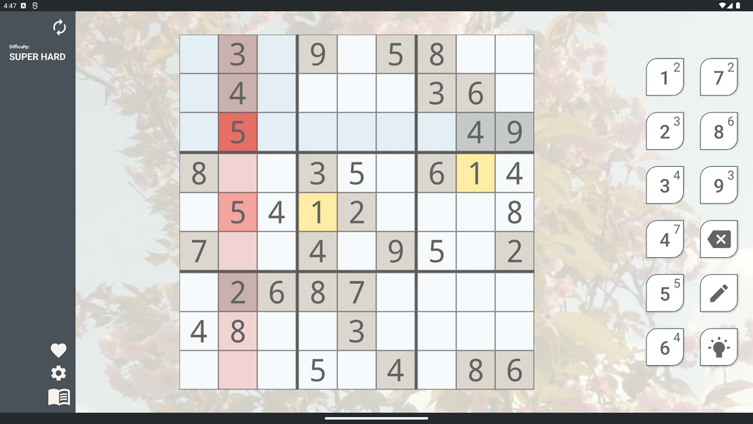 Sudoku Premium - Gameplay image of android game