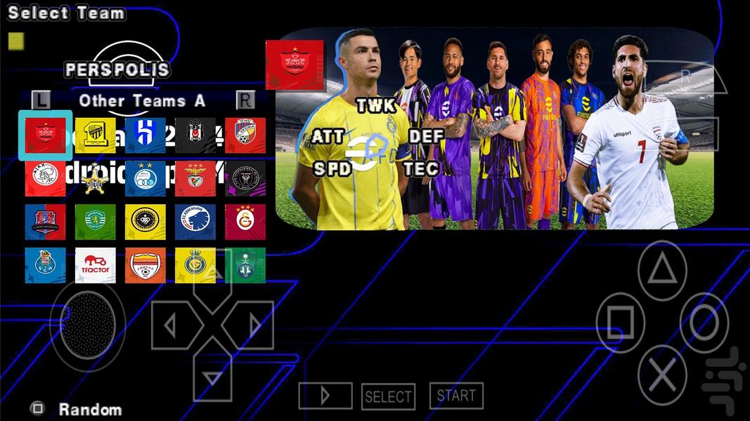 فوتبال pes۲۴_۲۵ غیر رسمی - عکس بازی موبایلی اندروید