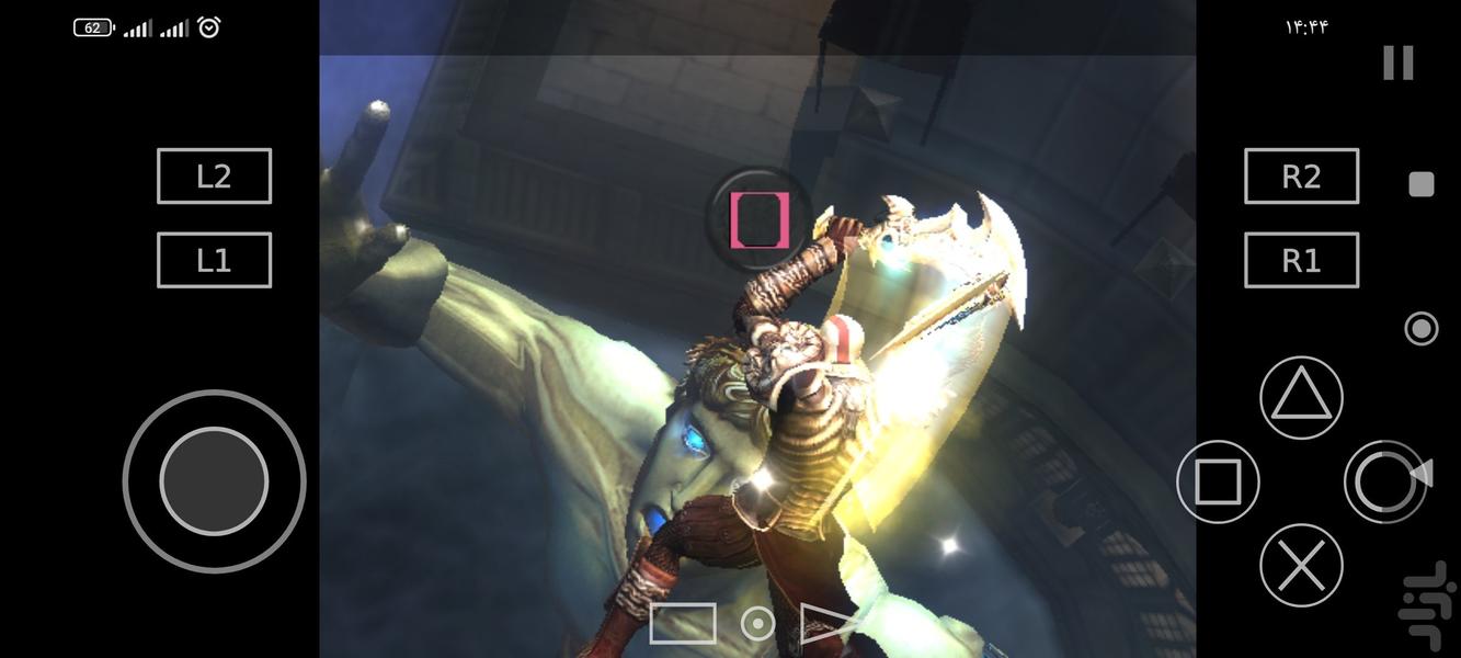 خدای جنگ 2 دوبله - Gameplay image of android game