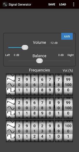 Sound Signal Generator - Image screenshot of android app