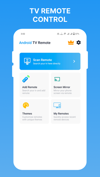 Remote Control for Android TV - Image screenshot of android app