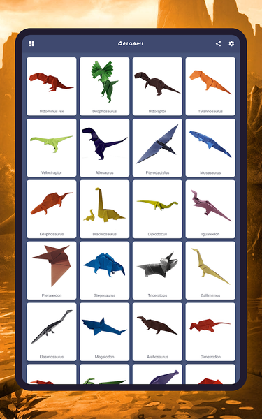 How to make origami dinosaurs - عکس برنامه موبایلی اندروید