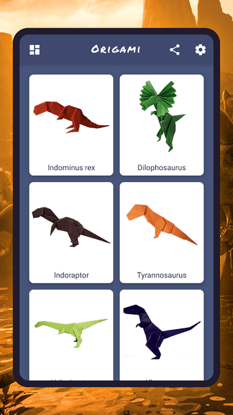 How to make origami dinosaurs - عکس برنامه موبایلی اندروید