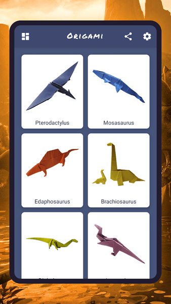 How to make origami dinosaurs - عکس برنامه موبایلی اندروید