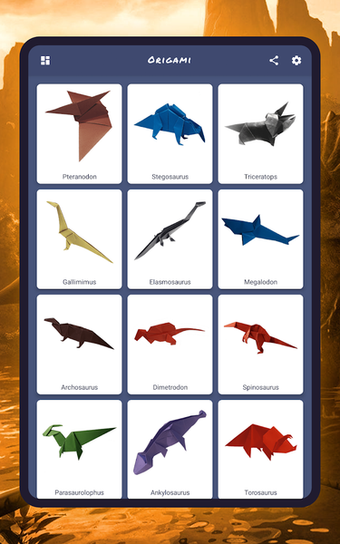 How to make origami dinosaurs - عکس برنامه موبایلی اندروید