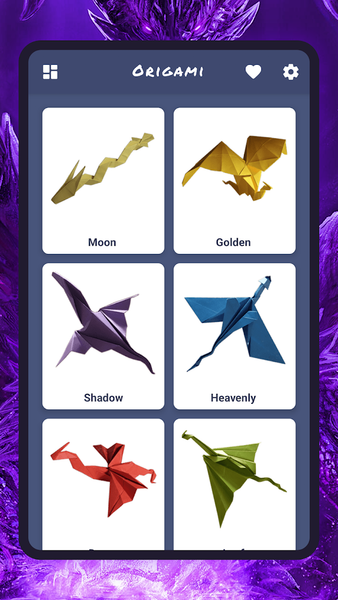 Origami paper dragons - عکس برنامه موبایلی اندروید