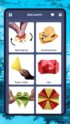 Origami funny paper toys - Image screenshot of android app