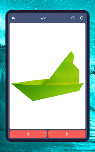 Origami ships, boats - عکس برنامه موبایلی اندروید