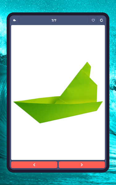 Origami ships, boats - عکس برنامه موبایلی اندروید