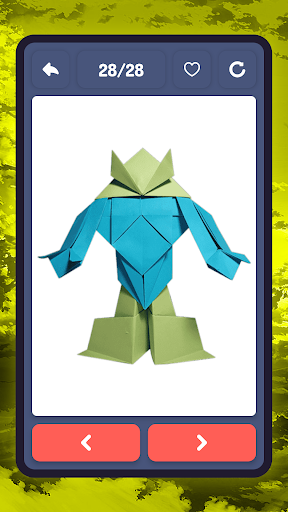 Origami military tank, car - Image screenshot of android app