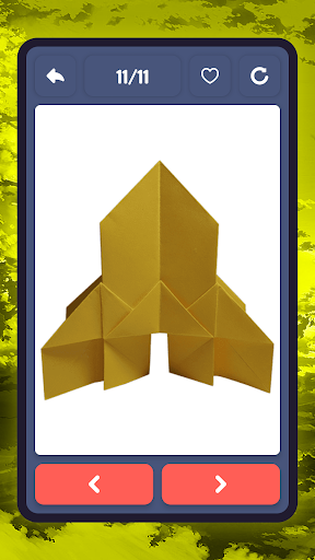 Origami military tank, car - Image screenshot of android app
