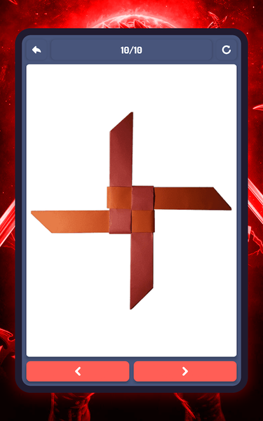 Origami weapons, paper schemes - Image screenshot of android app