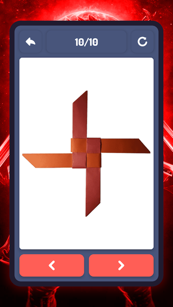 Origami weapons, paper schemes - Image screenshot of android app