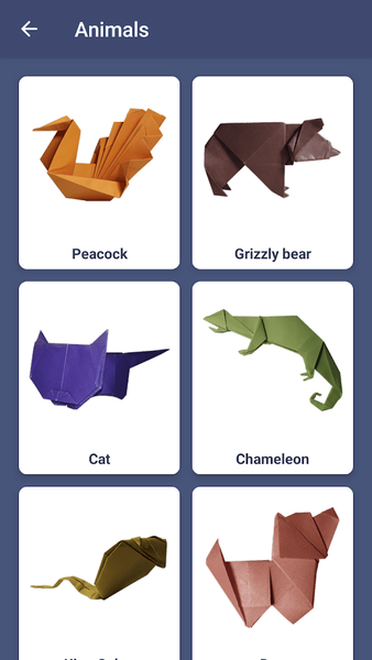 Origy: Origami from paper - Image screenshot of android app