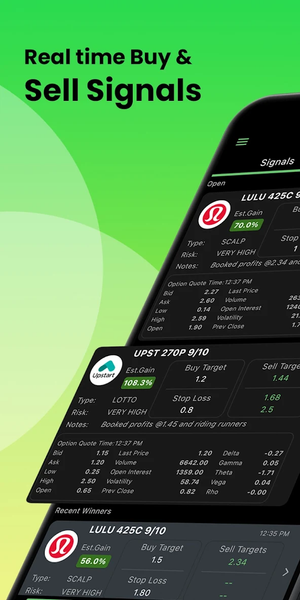 Option Signals -Picker Alerter - عکس برنامه موبایلی اندروید