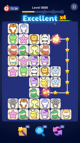 Animal Onet- Tile Connect - Gameplay image of android game