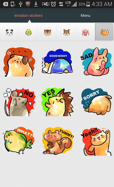 Emoji Stickers - Image screenshot of android app
