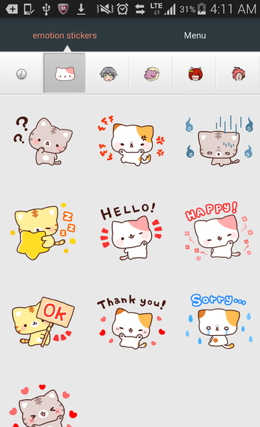 Emoji Stickers - Image screenshot of android app