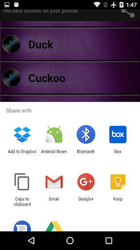 Animal Ringtones - Image screenshot of android app