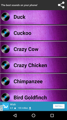 Animal Ringtones - Image screenshot of android app