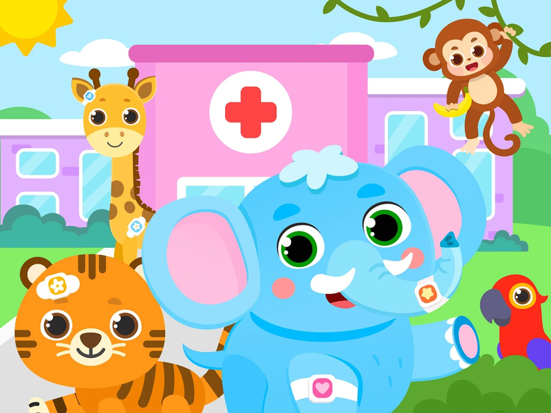 Animal Hospital — Baby Games - عکس بازی موبایلی اندروید