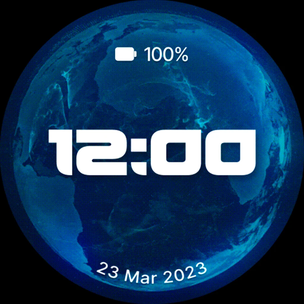 Animated Earth Watchfaces - عکس برنامه موبایلی اندروید