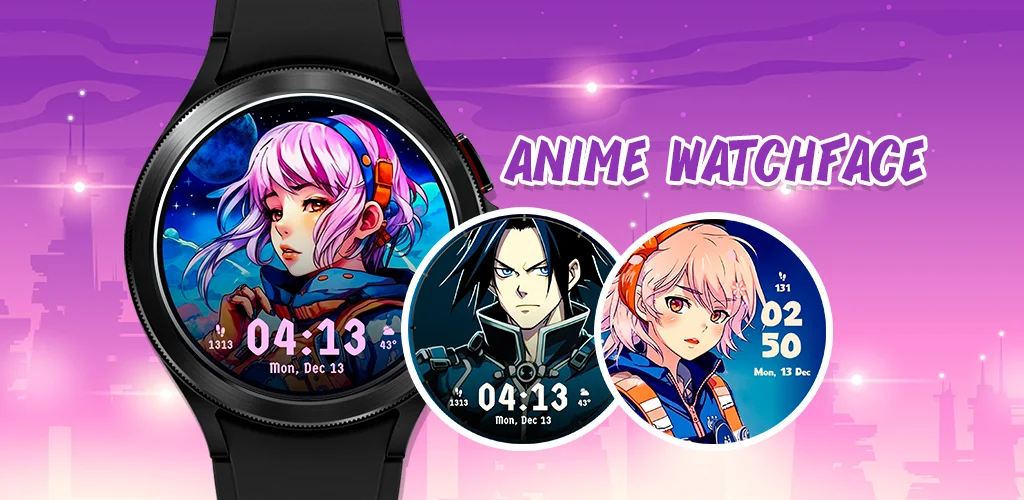你好 Anime Watchface  Facer the worlds largest watch face platform